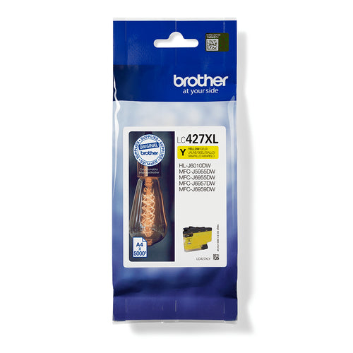 Brother LC-427XLY ink cartridge 1 pc(s) Original High (XL) Yield Yellow Brother LC-427XLY ink cartridge 1 pc(s) Original High (XL) Yield Yellow